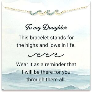 COPY - Wave Bracelet Perfect Gift Sentimental Daughter Birthday Gift